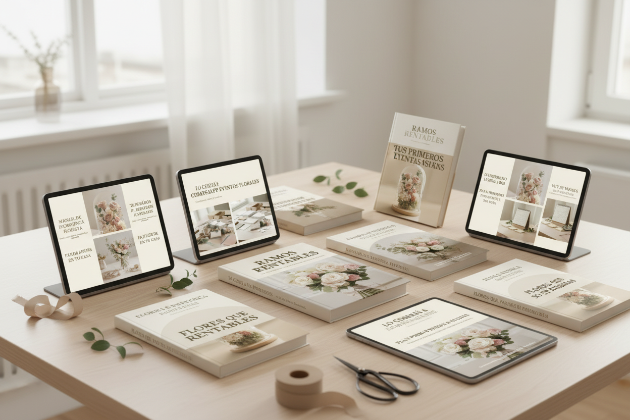 Ramos Rentables + 12 Bonos Exclusivos (Tu Negocio Floral en 30 Días)